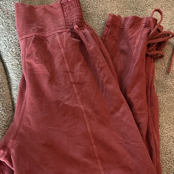 Free People Rust Brown Billie Pant - Picture 3 of 7